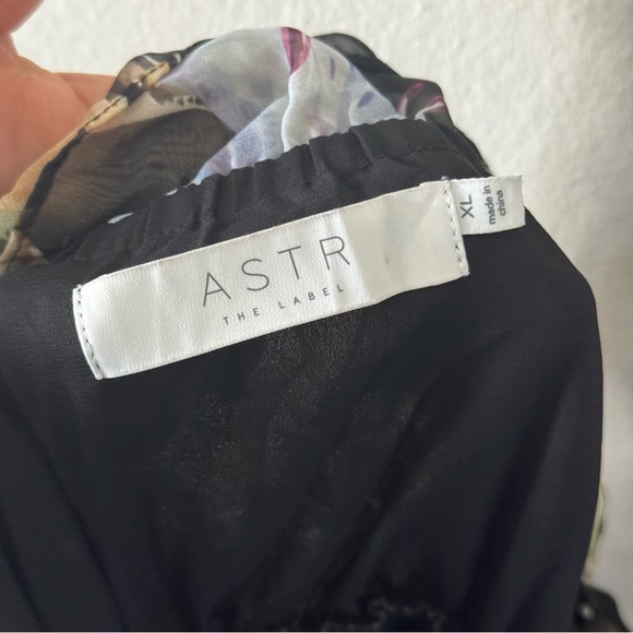ASTR the label strapless Floral Ruffle Maxi Dress size XL - Picture 7 of 7